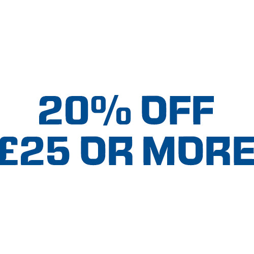 20% OFF Order When You Spend £25 or More in the Store