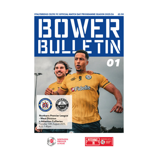 2025/26 #01 Stalybridge Celtic v Atherton Collieries NPL West 12.08.25 Programme