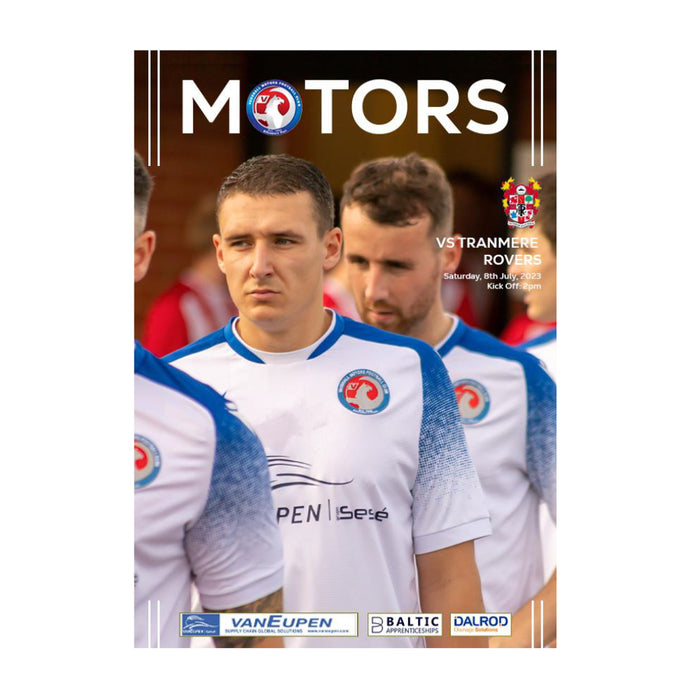 2023/24 #01 Vauxhall Motors v Tranmere Rovers Pre-season 08.07.23 Programme