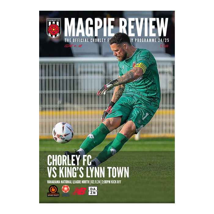 2024/25 #08 Chorley v King's Lynn TownNational League North 02.11.24 Printed Programme