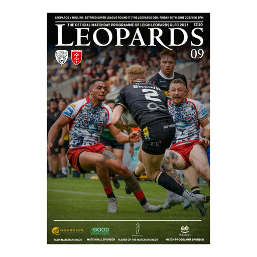 2023 #09 Leigh Leopards v Hull KR 30.06.23 Betfred Super League Rugby Printed Programme