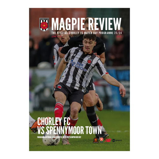 2023/24 #13 Chorley v Spennymoor Town National League North 30.12.23 Printed Programme