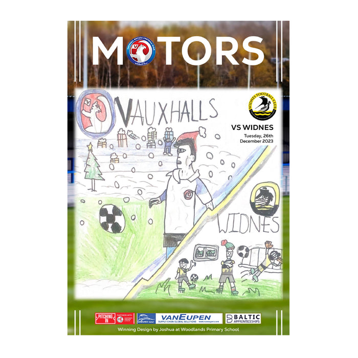 2023/24 #16 Vauxhall Motors v Widnes NPL West 26.12.23 Programme