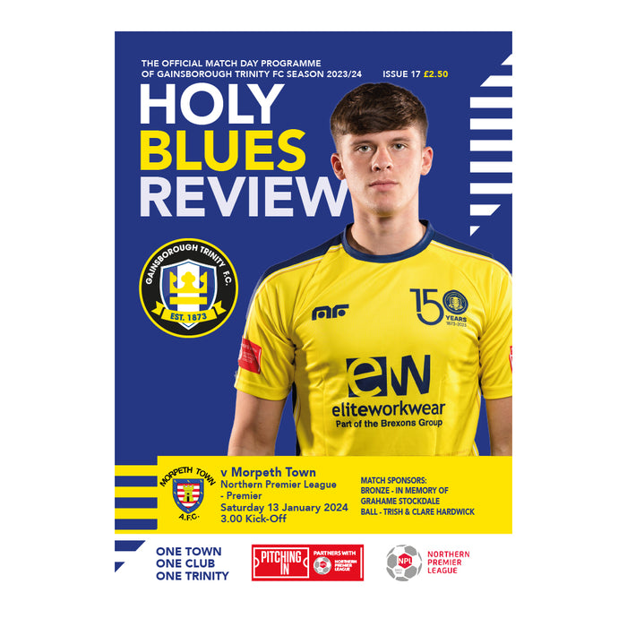 2023/24 #17 Farsley Celtic v Scarborough Athletic National League North 13.01.24 Printed Programme