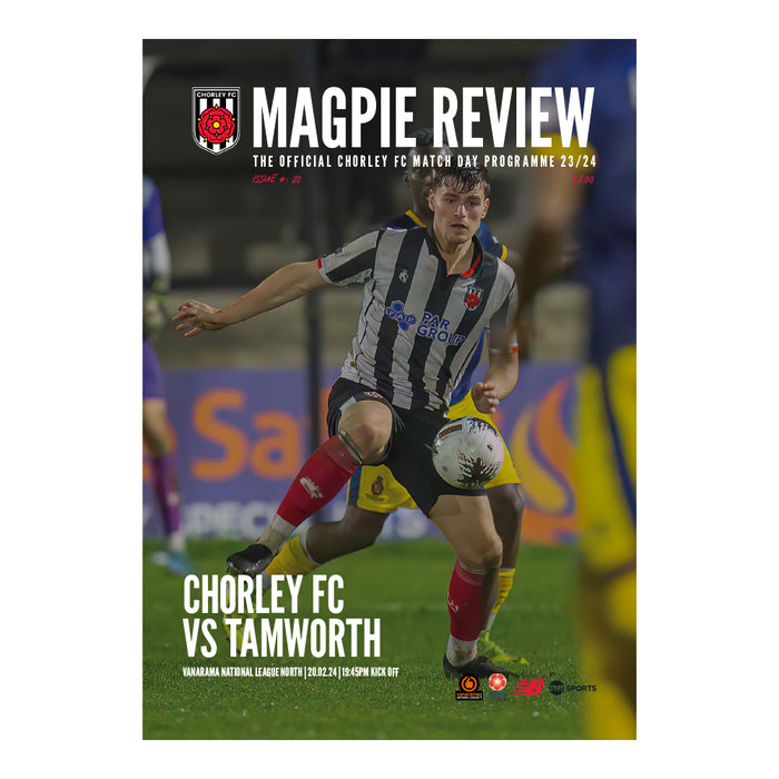 2023/24 #20 Chorley v Tamworth National League North 20.02.24 Printed Programme