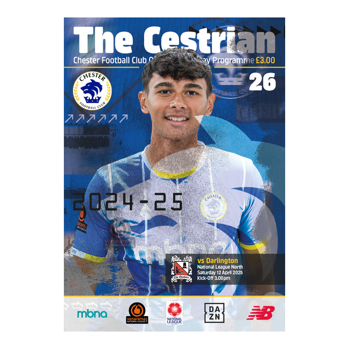 2024/25 #26 Digital Chester v Darlington 12.04.25 National League North Digital Programme