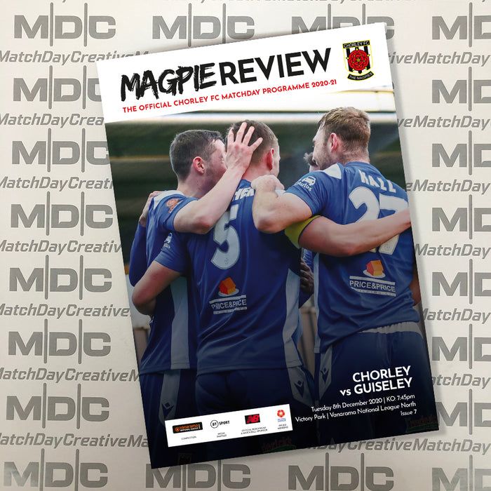 2020/21 #07 Chorley v Guiseley National League North 08.12.20 Printed Programme