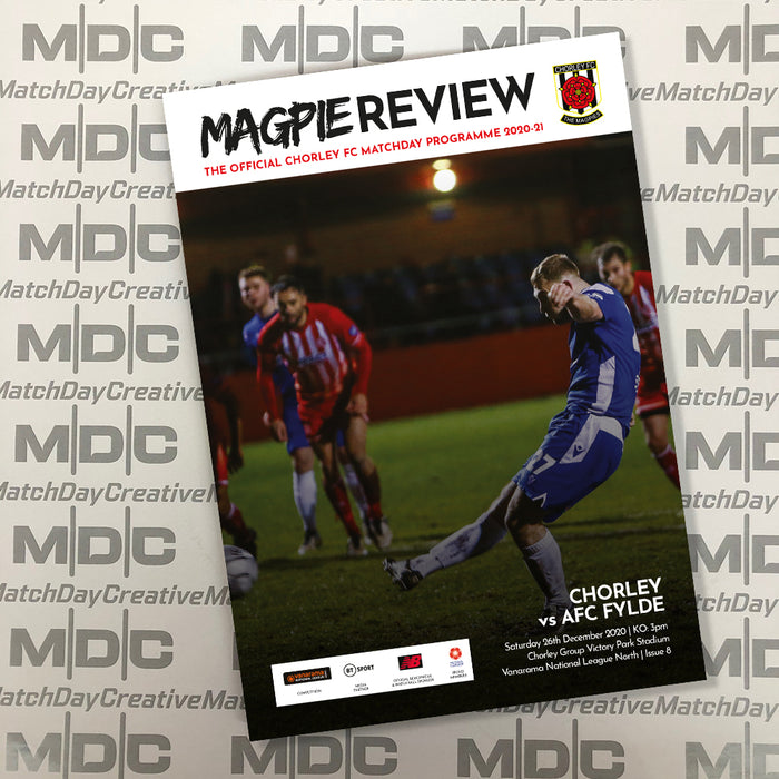 2020/21 #08 Chorley v AFC Fylde National League North 26.12.20 Printed Programme
