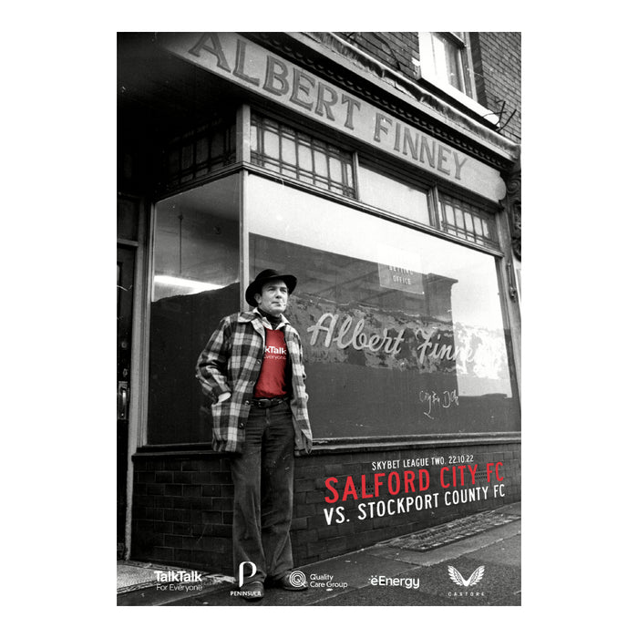 2022/23 #08 Salford City v Stockport County SkyBet League 2 22.10.22 Programme