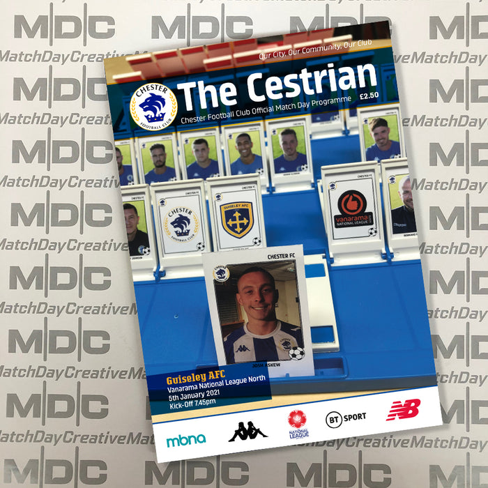 2020/21 #12 Chester v Guiseley National League North 05.01.21 Digital PDF Programme