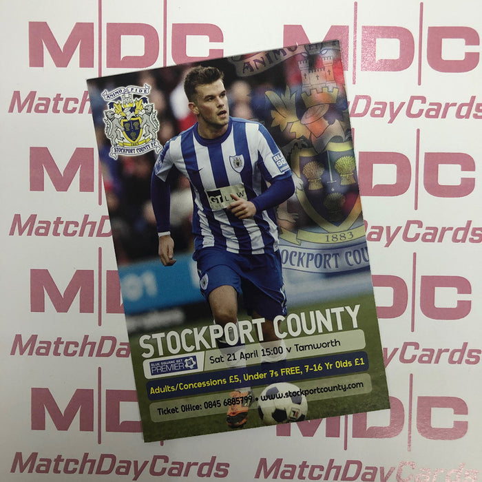Stockport County Andy Halls Trading Card