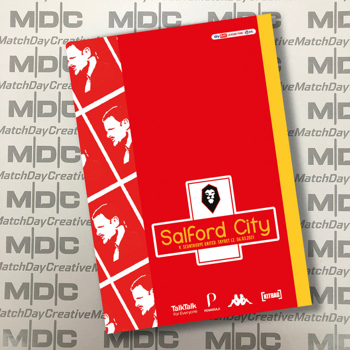 2020/21 #21 Salford City v Scunthorpe United SkyBet League 2 06.03.21 Programme