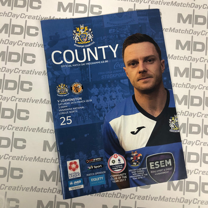 Stockport County v Leamington Programme