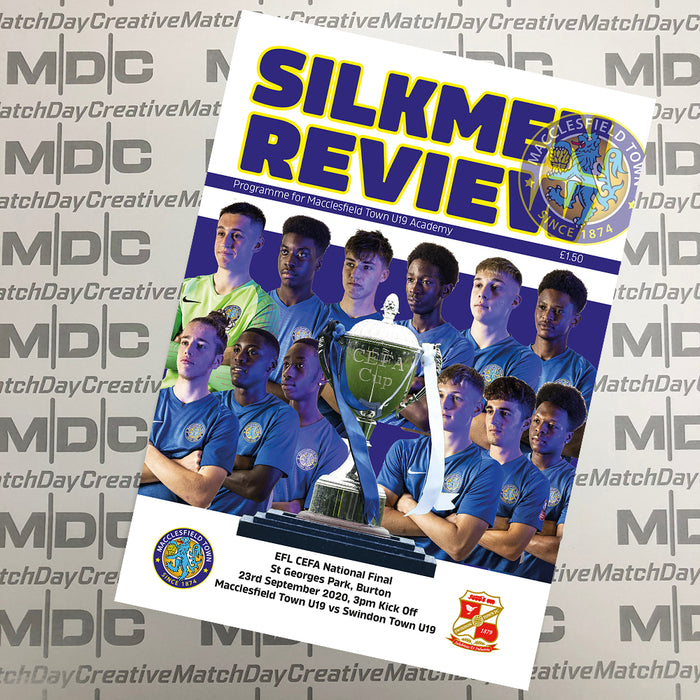 Macclesfield Town v Swindon Town EFL CEFA National Final Programme