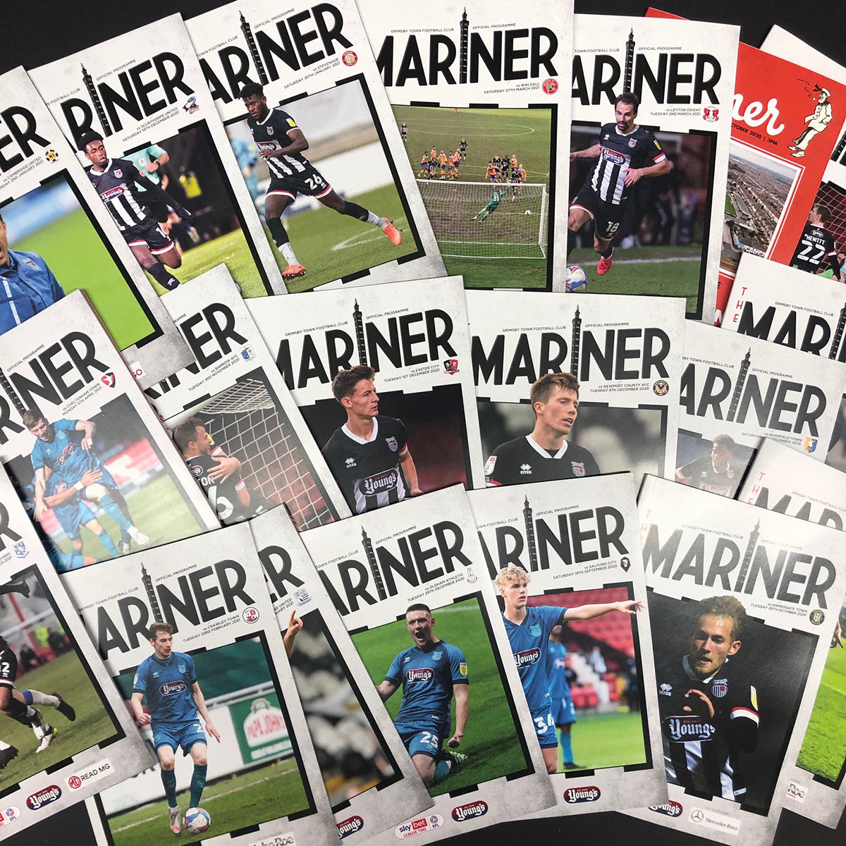 Grimsby Town FC The Mariner Printed Programme 2020-21 Season