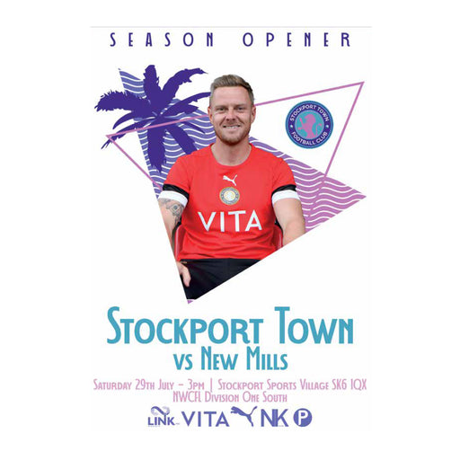 2023/24 #01 Digital Stockport Town v New Mills NWCFL 29.07.23 Digital PDF Programme
