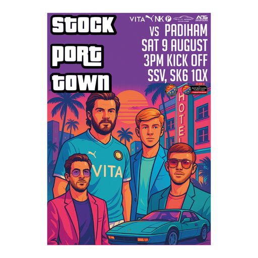 2025/26 #01 Digital Stockport Town v Padiham NWCFL 09.08.25 Digital PDF Programme