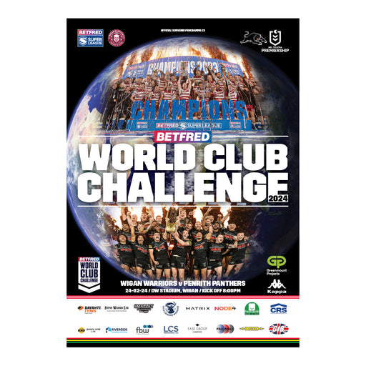 2024 #01 Wigan Warriors v Penrith Panthers World Club Challenge 2024 24.02.24 Digital Programme