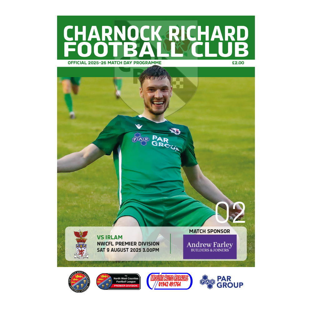 Charnock Richard Football Club Programmes