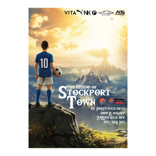 2025/26 #02 Digital Stockport Town v Prestwich Heys NWCFL 11.08.25 Digital PDF Programme