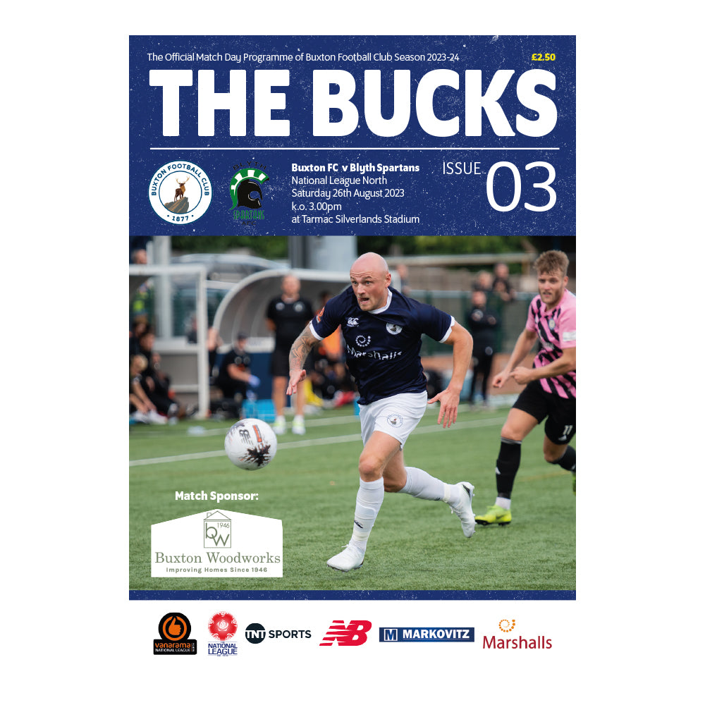 2023/24 #03 Buxton v Blyth Spartans National League North 26.08.23 Pro ...