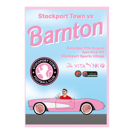 2023/24 #04 Stockport Town v Barnton NWCFL 12.08.23 Printed Programme
