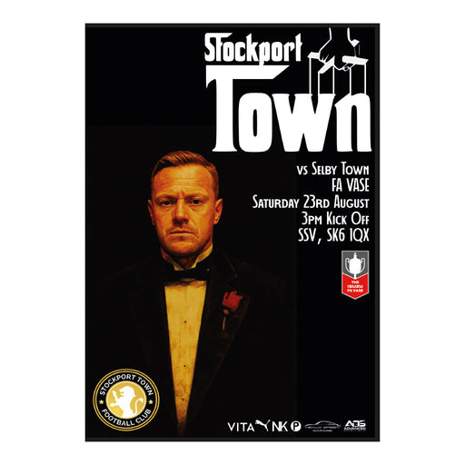 2025/26 #04 Digital Stockport Town v Selby Town FA Vase 23.08.25 Digital PDF Programme
