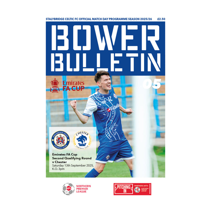 2025/26 #05 Stalybridge Celtic v Chester FA Cup 13.09.25 Programme