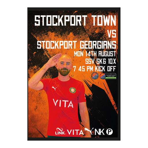 2023/24 #05 Stockport Town v Stockport Georgians NWCFL 14.08.23 Printed Programme