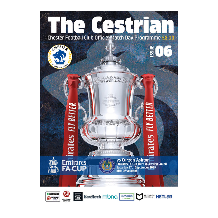 2025/26 #06 Digital Chester v Curzon Ashton 27.09.25 National League North Digital Programme