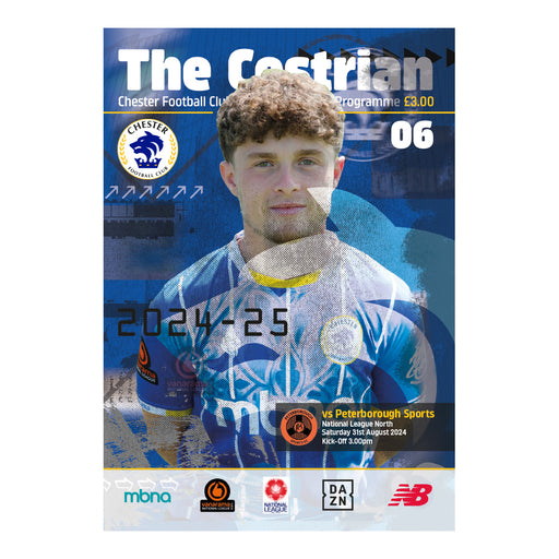 2024/25 #06 Digital Chester v Peterborough Sports 31.08.24 National League North Digital Programme