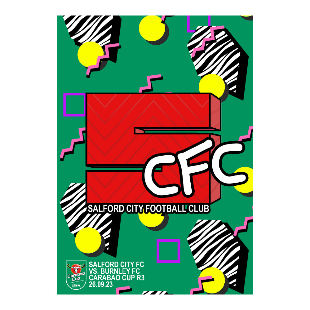 2023/24 06 Salford City v Burnley Carabao Cup Round 3 26.09.23 Progra — MatchDayCreative