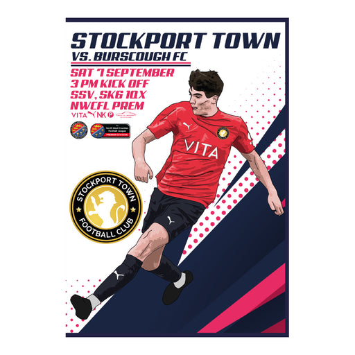 2024/25 #06 Digital Stockport Town v Burscough NWCFL 07.09.24 Digital PDF Programme