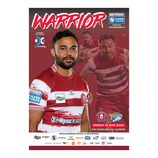 2023 #06 Wigan Warriors v Leeds Rhinos Betfred Super League 12.05.23 Digital Programme