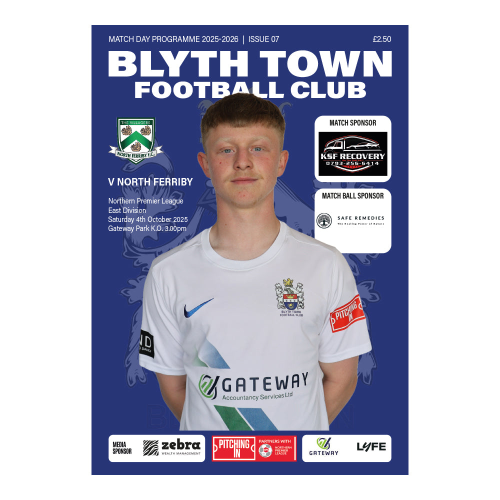 Blyth Town Football Programmes