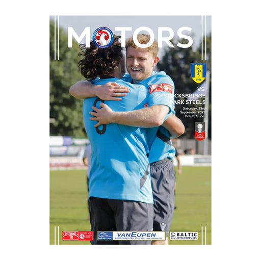 2023/24 #07 Vauxhall Motors v Stocksbridge Park Steels 23.09.23 Programme