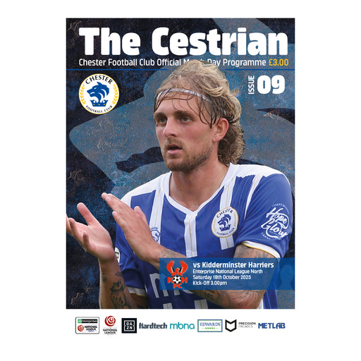 2025/26 #09 Digital Chester v Kidderminster Harriers 18.10.25 National League North Digital Programme