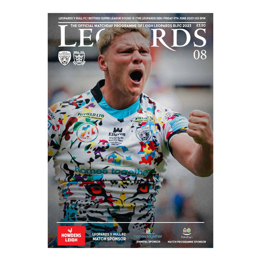 2023 #08 Leigh Leopards v Hull FC 09.06.23 Betfred Super League Rugby Printed Programme
