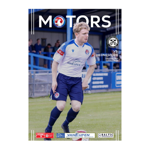 2023/24 #08 Vauxhall Motors v Hednesford Town NPL West 14.10.23 Programme