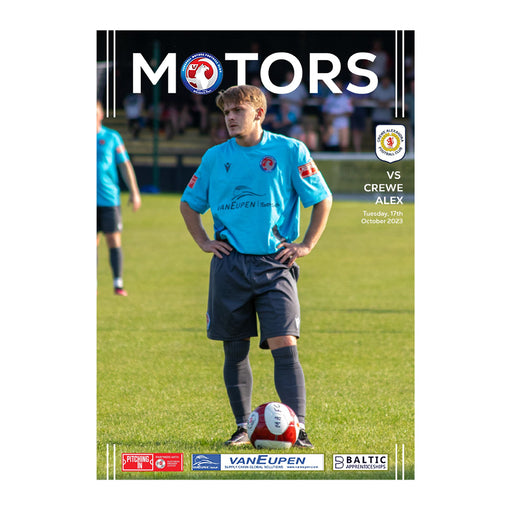 09 Vauxhall Motors v Crewe Alexandra Programme Cover