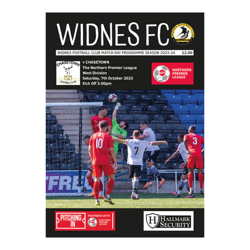 2023/24 #09 Widnes v Chasetown NPL 07.10.23 Printed Programme