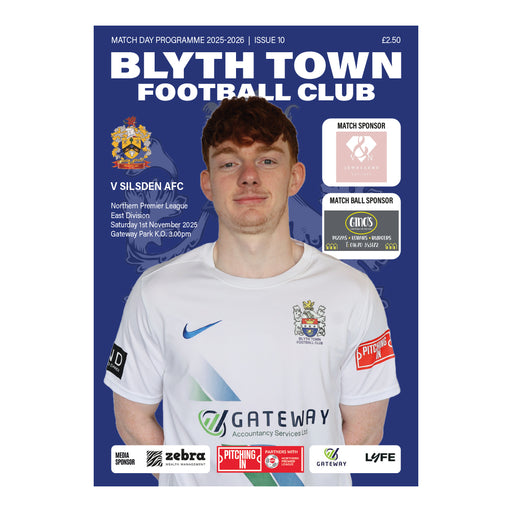 2025/26 10 Blyth Town v Silsden 01.11.25 Northern Premier East Digital Programme
