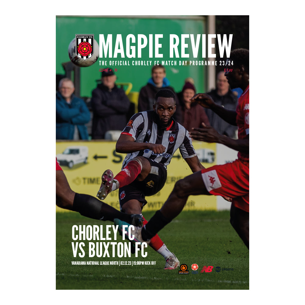 2023/24 #10 Chorley v Buxton National League North 12.12.23 Printed Pr ...