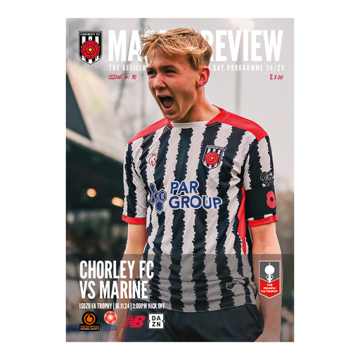 2024/25 #10 Chorley v Marine FA Trophy 16.11.24 Printed Programme