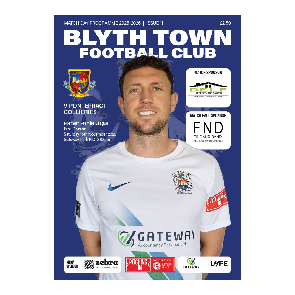 Blyth Town Football Programmes