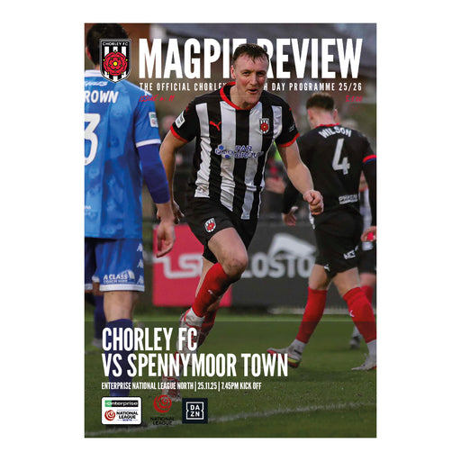 2025/26 #11 Chorley v Spennymoor Town National League North 25.11.25 Printed Programme