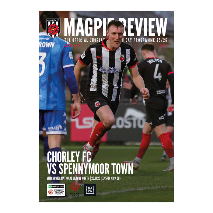 2025/26 #11 Chorley v Spennymoor Town National League North 25.11.25 Printed Programme