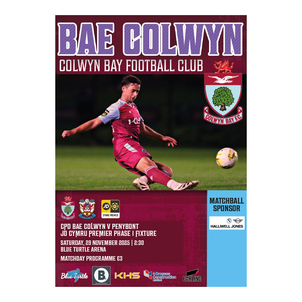 Colwyn Bay Football Club Programmes