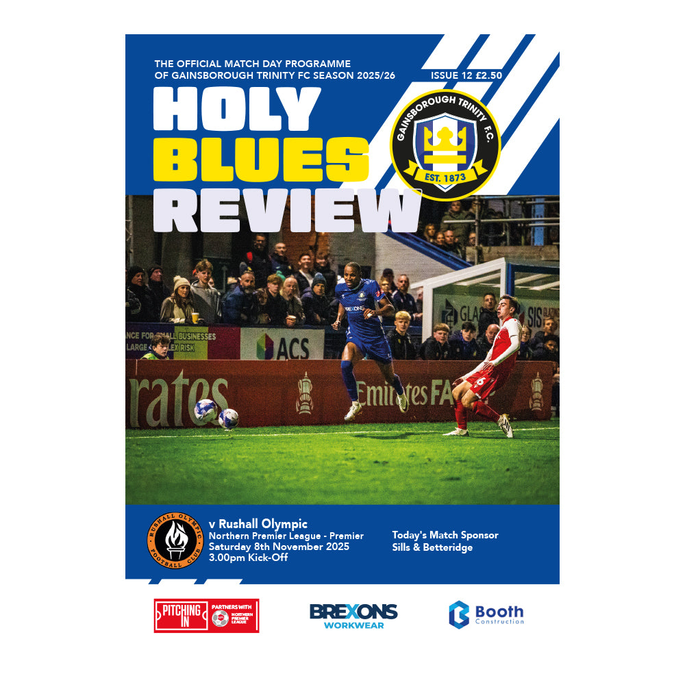 Gainsborough Trinity Football Club Programmes