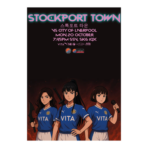 2025/26 #12 Stockport Town v City of Liverpool NWCFL 20.10.25 Printed Programme